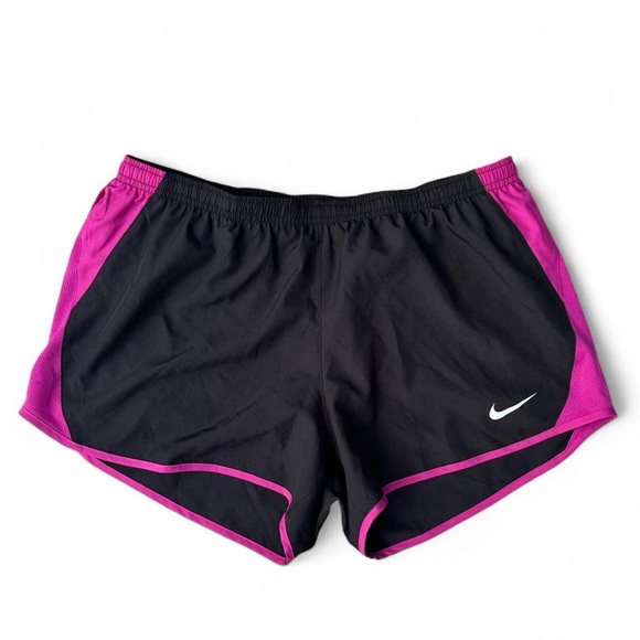Nike Women's Dri-FIT Tempo Mid-Rise Brief-Lined Running Shorts | L | NEW - Picture 1 of 6